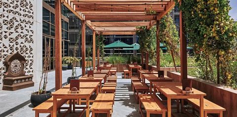teren hotelu, restauracja