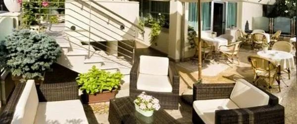 restauracja, teren hotelu