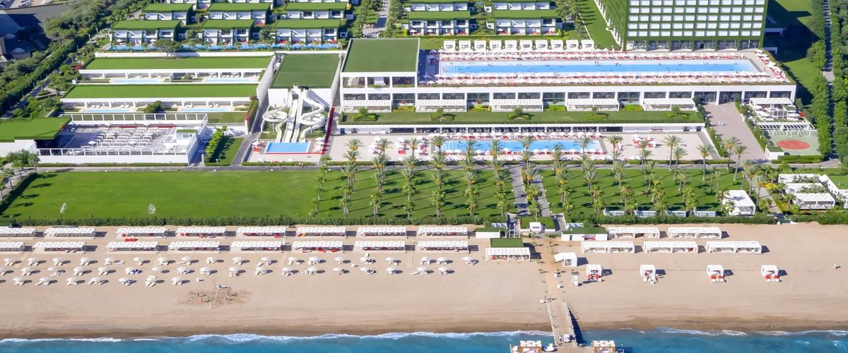 obiekt, teren hotelu, plaża
