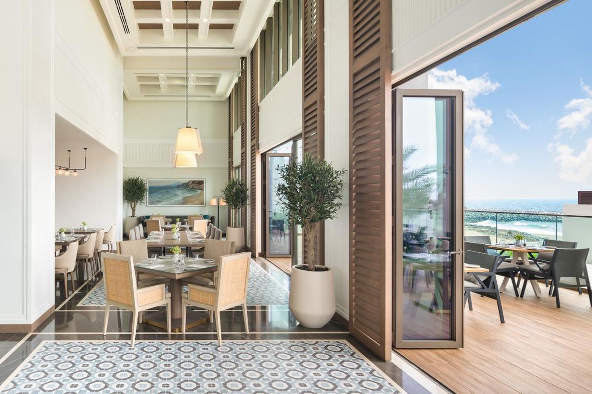 teren hotelu, balkon / taras, restauracja, plaża