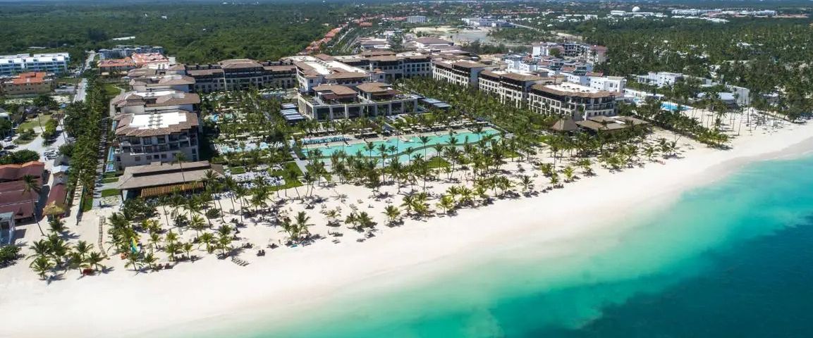 teren hotelu, plaża