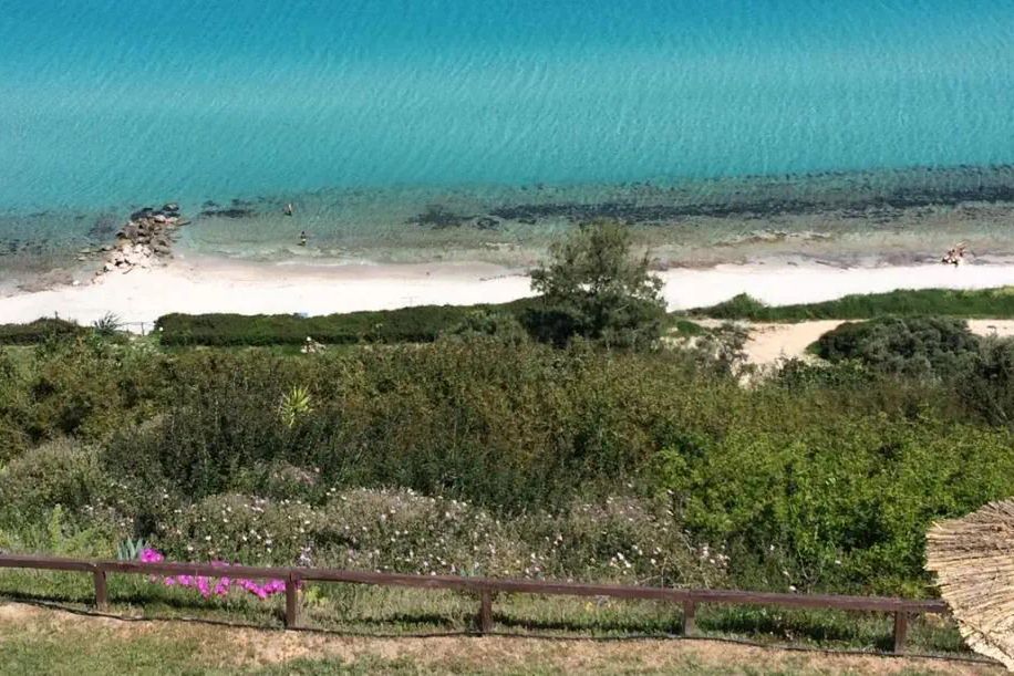 teren hotelu, plaża