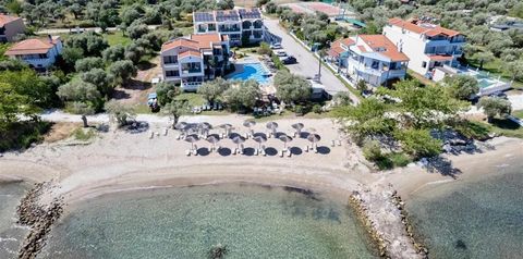 obiekt, teren hotelu, plaża