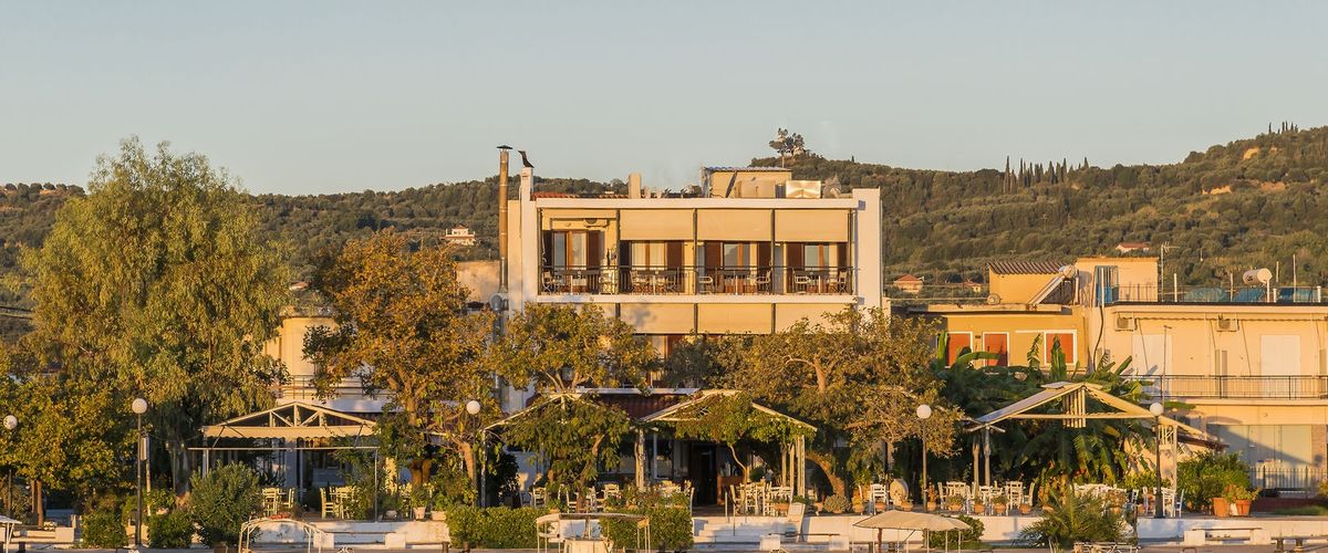 obiekt, teren hotelu
