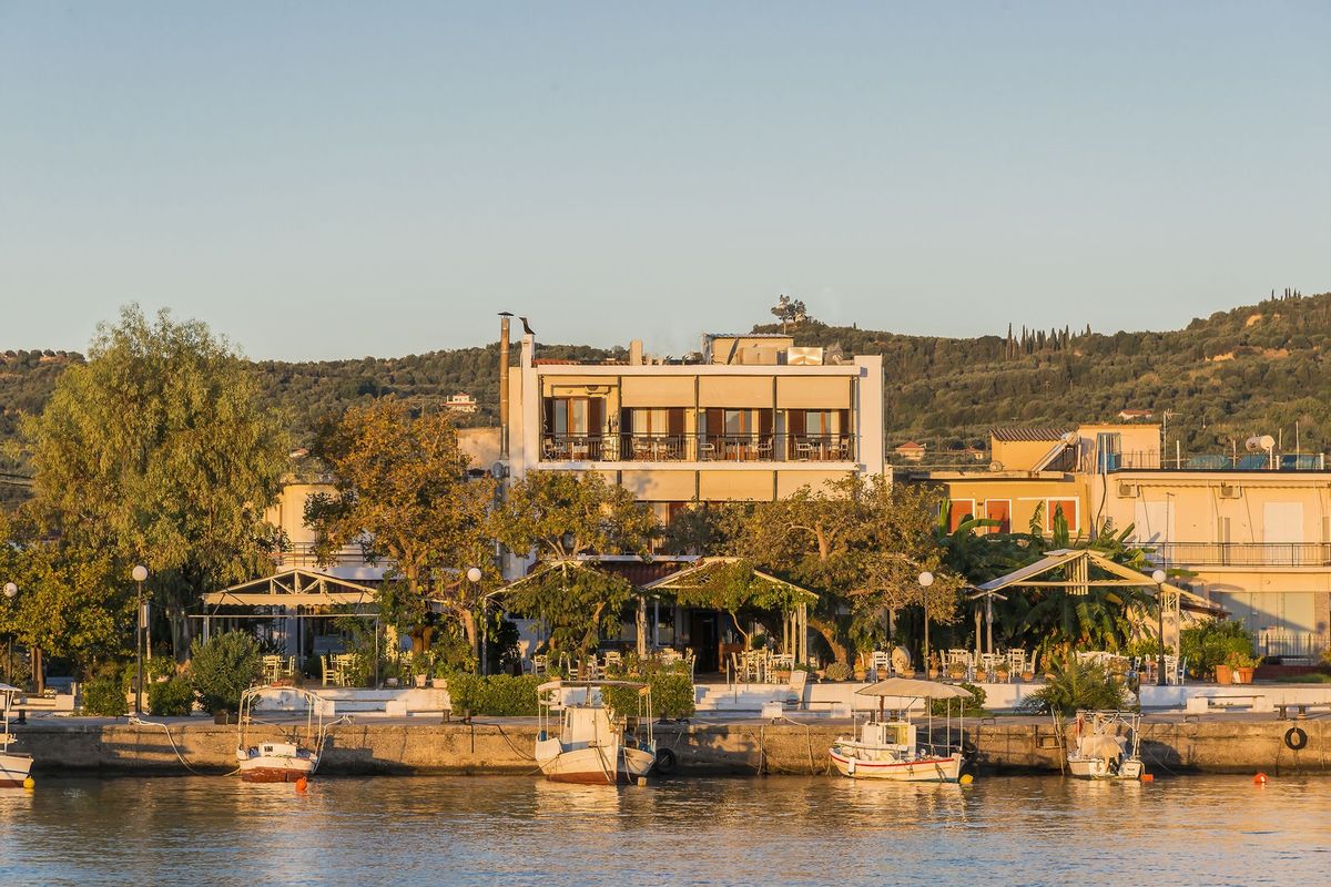 obiekt, teren hotelu