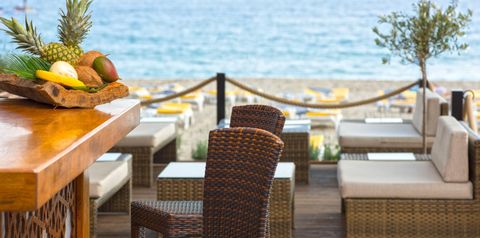 teren hotelu, drink bar