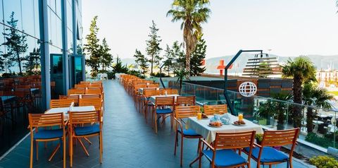 teren hotelu, restauracja