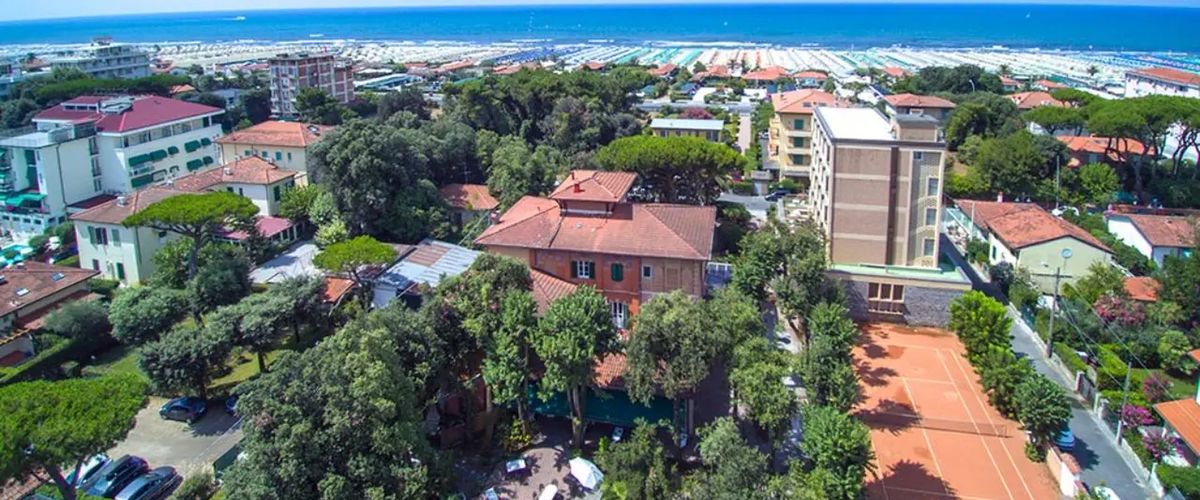 obiekt, teren hotelu, plaża