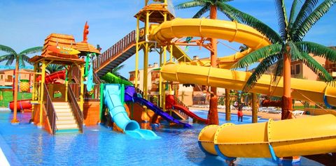 basen, zjeżdżalnia