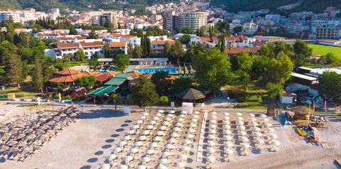 teren hotelu, plaża