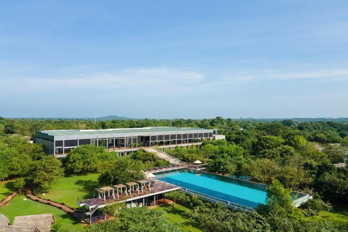 teren hotelu, basen