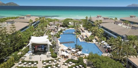 obiekt, teren hotelu, plaża