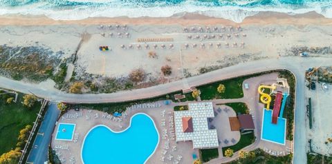 teren hotelu, aquapark, zjeżdżalnia, plaża