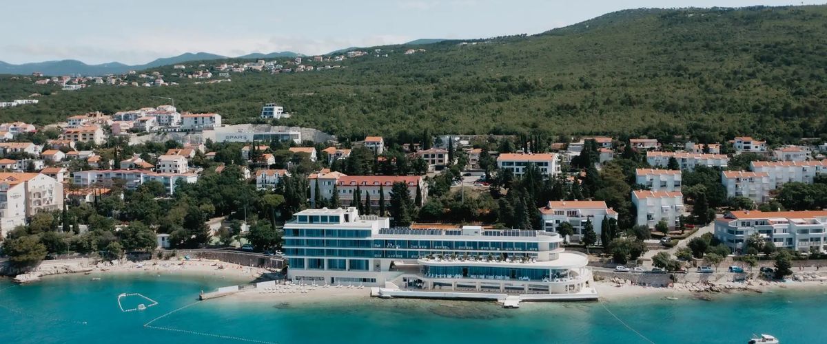 obiekt, teren hotelu, plaża