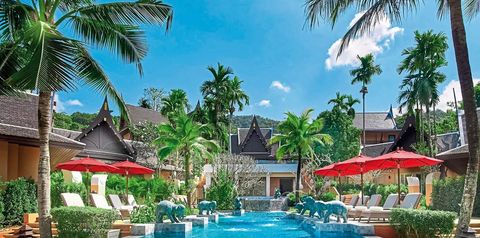 teren hotelu, basen