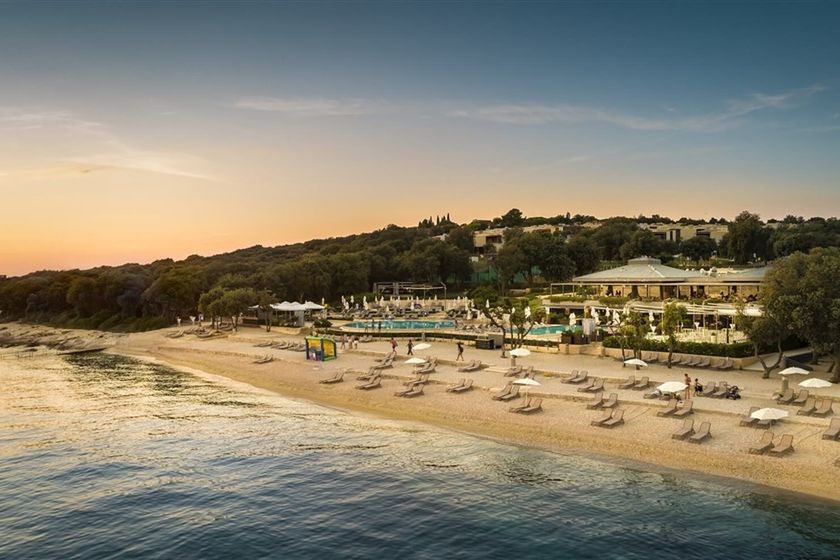 teren hotelu, plaża