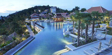 basen, teren hotelu