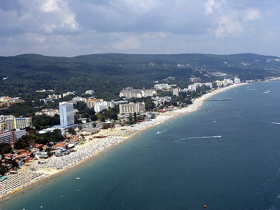 teren hotelu, plaża