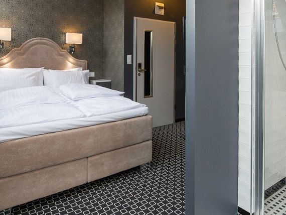 teren hotelu, pokój