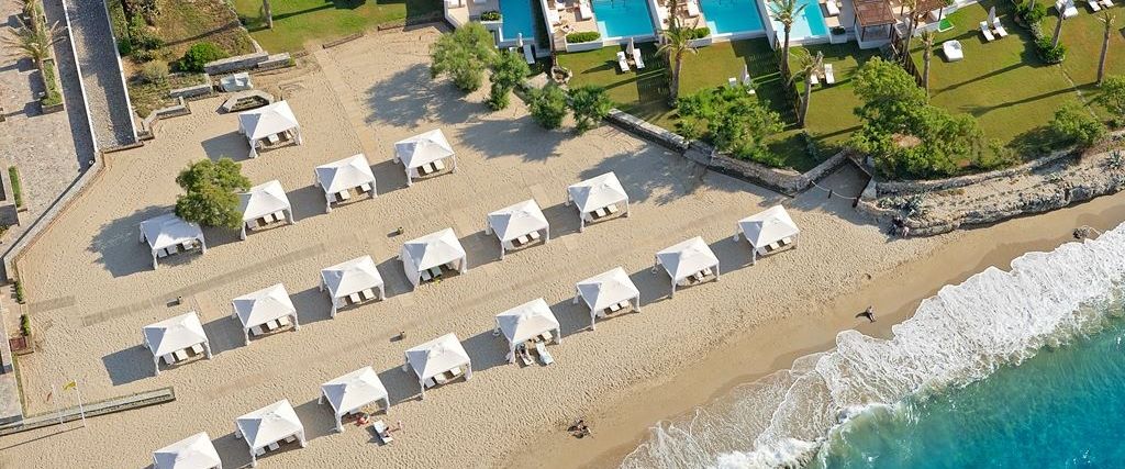 teren hotelu, plaża
