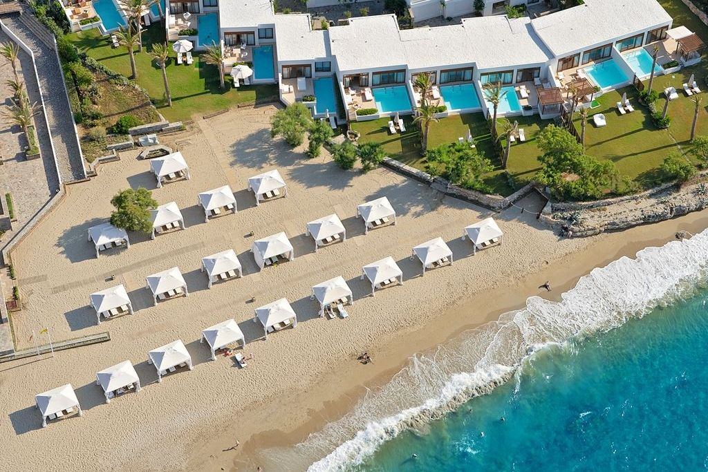 teren hotelu, plaża