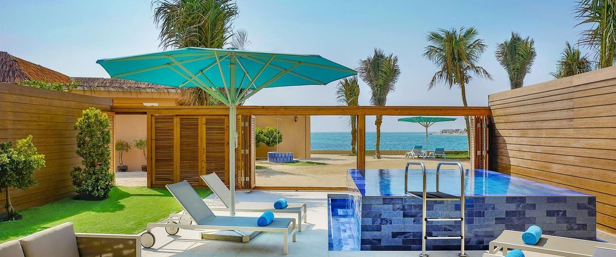 balkon / taras, basen, plaża