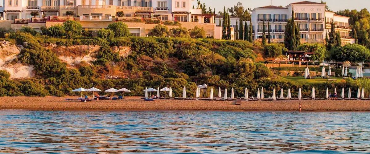 teren hotelu, plaża