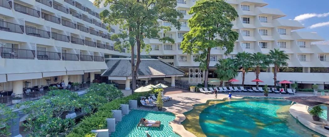 teren hotelu, basen