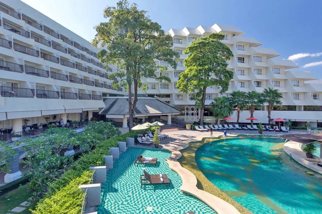 teren hotelu, basen