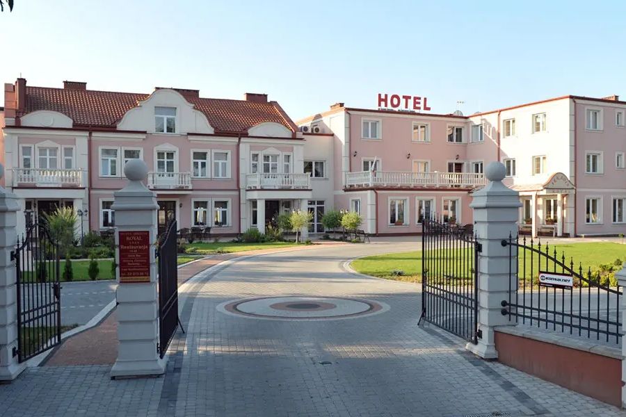 teren hotelu, obiekt