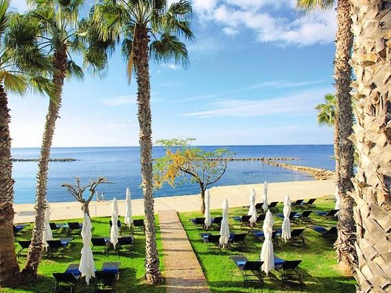 teren hotelu, plaża
