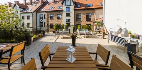 teren hotelu, balkon / taras