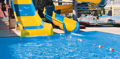 aquapark, zjeżdżalnia, dla dzieci