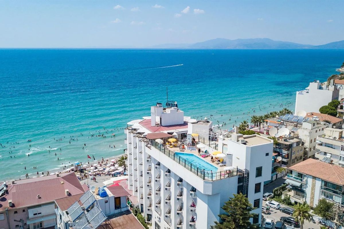 plaża, basen, obiekt