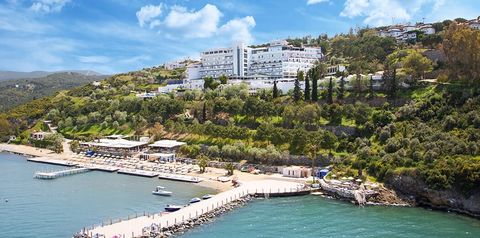 teren hotelu, plaża