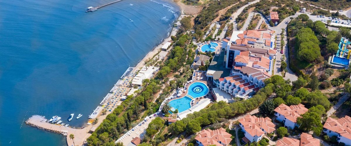 teren hotelu, plaża