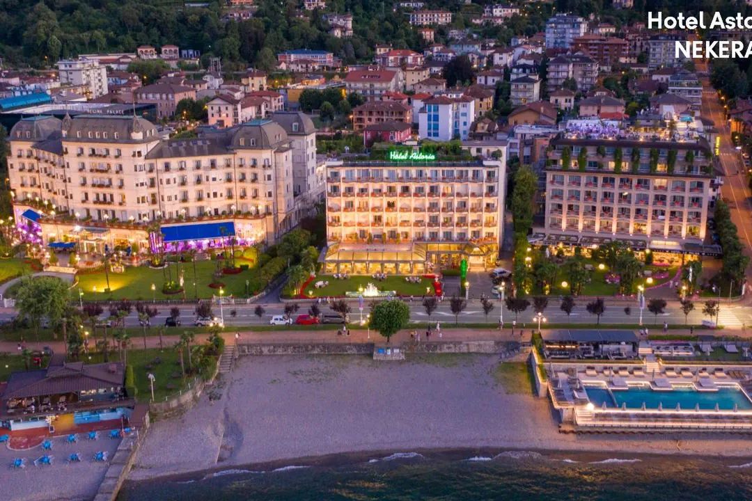 obiekt, teren hotelu, plaża