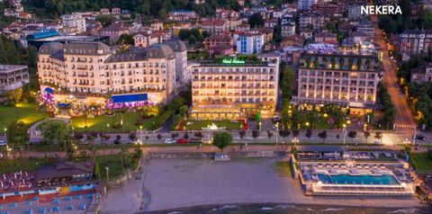 obiekt, teren hotelu, plaża