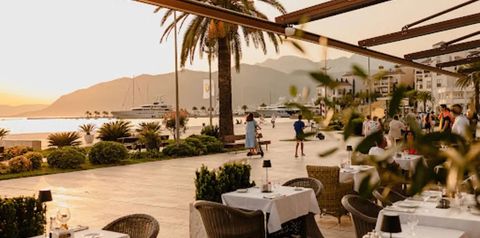 góry, plaża, restauracja