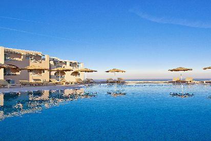 plaża, teren hotelu, obiekt