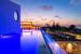 teren hotelu, basen, drink bar