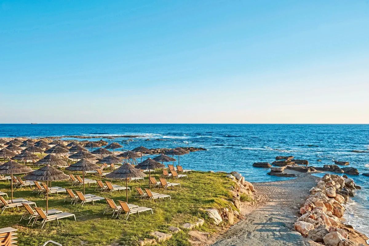 teren hotelu, plaża