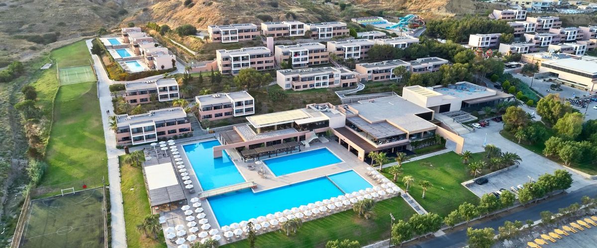 obiekt, teren hotelu, plaża