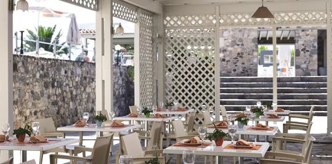 teren hotelu, restauracja