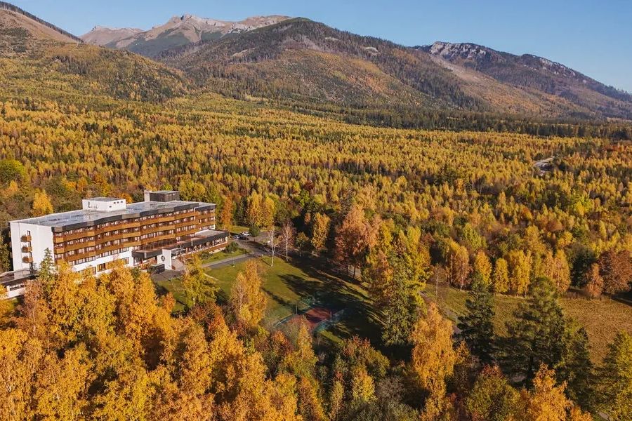 teren hotelu, obiekt