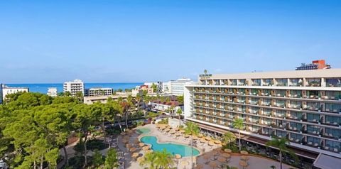 obiekt, teren hotelu, basen