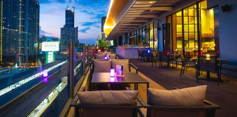 obiekt, teren hotelu, balkon / taras, restauracja