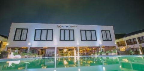 teren hotelu, obiekt