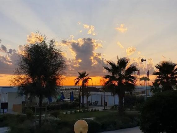 teren hotelu, plaża
