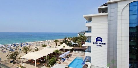 obiekt, teren hotelu, plaża